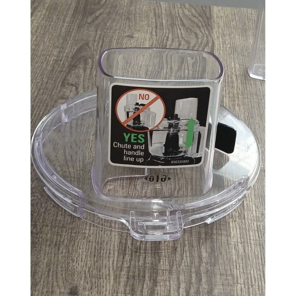 Hamilton Beach Food Processor Work Bowl Lid. 10 Cup. 70730. Clear